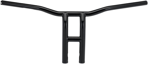 Biltwell Black Electroplated 1 in. Tyson XL Pullback 12 in. Handlebars w/Throttle By Wire