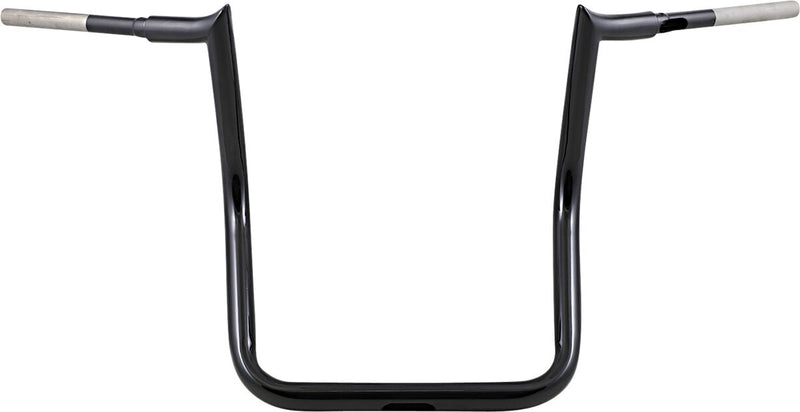 Trask 18" Black Bro Ape Hanger 1-1/4" Handlebars for 2014-2017 Indian Chief Motorcycles