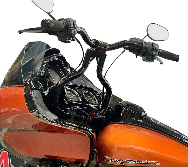 Double Walled Road Glide Kage Fighter T-Bar Touring Black| Gloss #LA-7339-14B