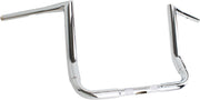 Khrome Werks Chrome 1 1/2 in. Buck 50 Ape Hanger Batwing 12 in. Rise Handlebar for 2008-2022 Harley-Davidson Touring and 2009-2022 Harley-Davidson Trike Motorcycles