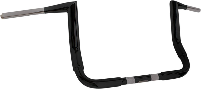 Khrome Werks Black 1 1/2 in. Buck 50 Ape Hanger Batwing 10 in. Rise Handlebar for 2008-2022 Harley-Davidson Touring and 2009-2022 Harley-Davidson Trike Motorcycles