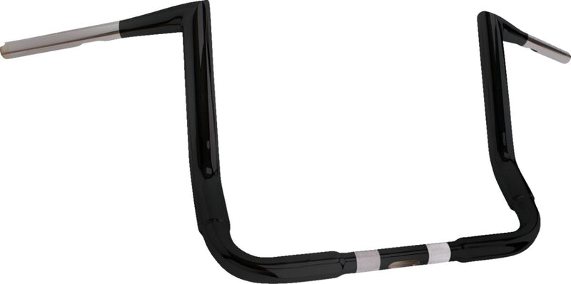 Khrome Werks Black 1 1/2 in. Buck 50 Ape Hanger Batwing 12 in. Rise Handlebar for 2008-2022 Harley-Davidson Touring and 2009-2022 Harley-Davidson Trike Motorcycles