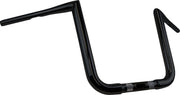 Khrome Werks Black 1 1/2 in. Buck 50 Ape Hanger Sharknose 12 in. Handlebar for 2015-2025 Harley-Davidson Touring Motorcycles