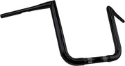 Khrome Werks Black 1 1/2 in. Buck 50 Ape Hanger Sharknose 12 in. Handlebar for 2015-2025 Harley-Davidson Touring Motorcycles