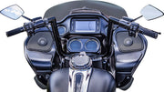 Khrome Werks Black 1 1/2 in. Buck 50 Ape Hanger Sharknose 12 in. Handlebar for 2015-2025 Harley-Davidson Touring Motorcycles