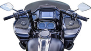 Khrome Werks Black 1 1/2 in. Buck 50 Ape Hanger Sharknose 12 in. Handlebar for 2015-2025 Harley-Davidson Touring Motorcycles