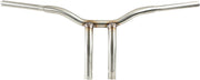 Kage Fighter Welded Bent-Riser Handlebar Dyna, Softail, Sportster, Touring Polished #LA-7338-10SS