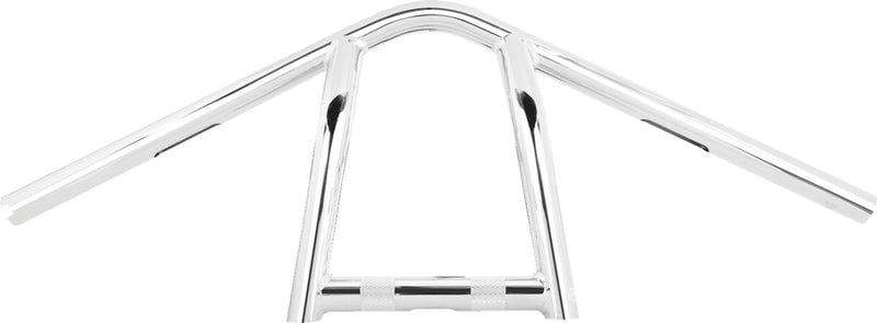 Burly Brand 11 Inch High Jim Handlebar In Chrome For Harley-Davidson 1982-2021 Mechanic & E-Throttle Models
