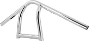 Burly Brand 11 Inch High Jim Handlebar In Chrome For Harley-Davidson 1982-2021 Mechanic & E-Throttle Models