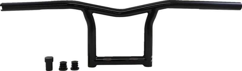 Burly Brand 8 Inch High Sid Handlebar In Black For Harley-Davidson 1982-2024 Harley-Davidson Including E-Throttle Models