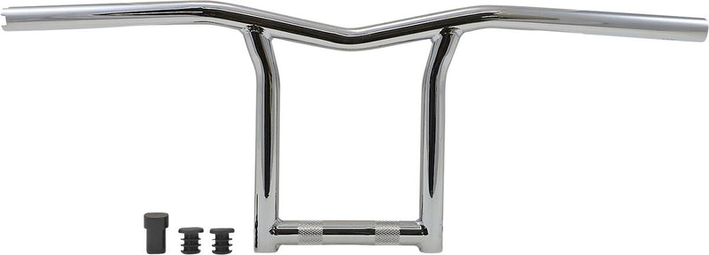 Burly Brand 10 Inch High Sid Handlebar In Chrome For Harley-Davidson 1982-2021 Mechanic & E-Throttle Models