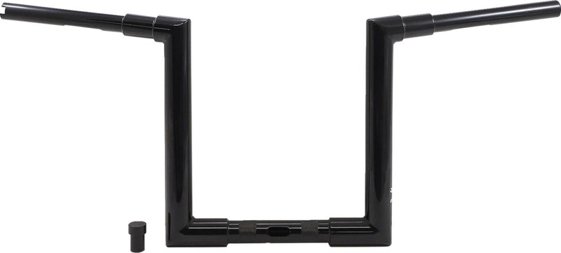 Burly Brand 12 Inch Jason Handlebar In Black For Harley-Davidson 2015-2023 FLTR Road Glide Models