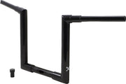 Burly Brand 12 Inch Jason Handlebar In Black For Harley-Davidson 2015-2023 FLTR Road Glide Models