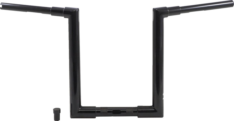Burly Brand 1 1/2 Inch Jason 14 Inch Handlebar In Black For Harley-Davidson 2015-2023 FLTR Road Glide Models