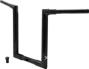 Burly Brand 1 1/2 Inch Jason 14 Inch Handlebar In Black For Harley-Davidson 2015-2023 FLTR Road Glide Models