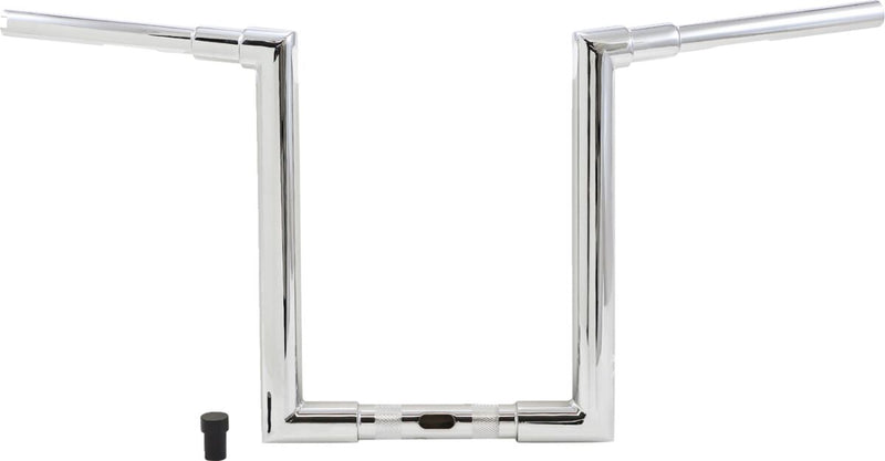 Burly Brand 1 1/2 Inch Jason 14 Inch Handlebar In Chrome For Harley-Davidson 2015-2023 FLTR Road Glide Models