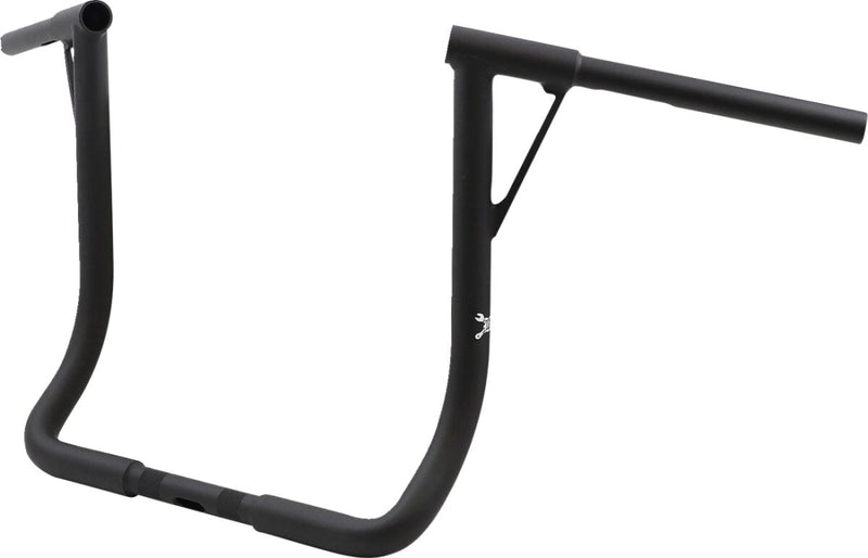 Burly Brand 16 Inch King Louie B Ape Hangers In Matt Black For 2008-2024 Electra Glide & 2008-2023 Street Glide With Batwing Fairing