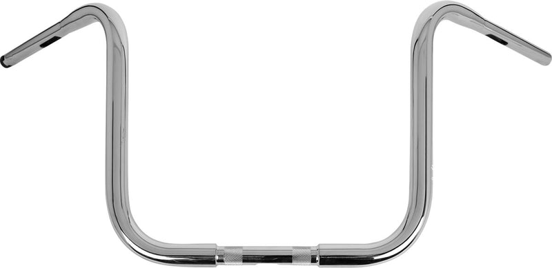 Burly Brand 14 Inch Gorilla Ape Hanger Handlebars In Chrome For Harley-Davidson 1982-2023 Models With Mechanical & E-Throttle (Excl. 88-11 Springers) With 1 Inch Inlet Diameter Risers
