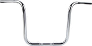 Burly Brand 16 Inch Gorilla Ape Hanger Handlebars In Chrome For Harley-Davidson 1982-2023 Models With Mechanical & E-Throttle (Excl. 88-11 Springers) With 1 Inch Inlet Diameter Risers