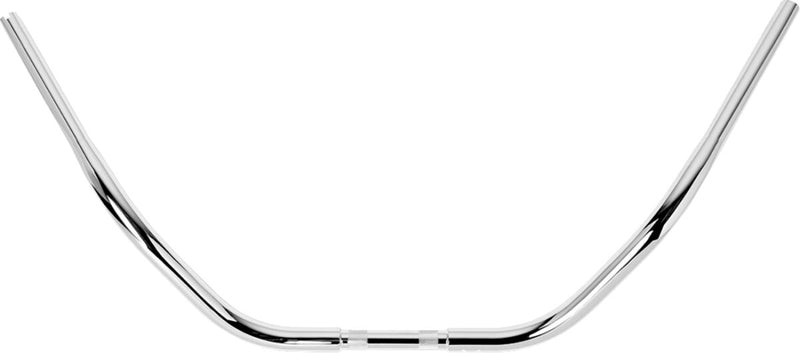 Burly Brand (3 Inch) 1 1/4 Inch Fat Beach Handlebar In Chrome For Harley-Davidson Models With Electronic Throttle & Cable Throttle