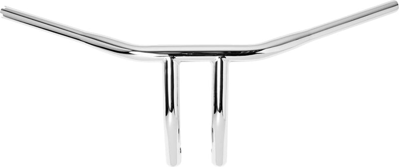 Burly Brand 9.5 Inch Drag Handlebar In Chrome For Harley-Davidson Models With Electronic Throttle & Cable Throttle