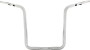Drag Specialties 1-1/4" Buffalo Bar Handlebar for 2023-2025 Harley-Davidson FLHX Chrome Silver Dimpled Steel