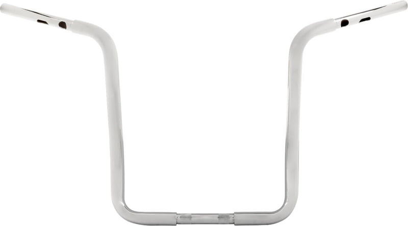 Drag Specialties 1-1/4" Buffalo Bar Handlebar for 2023-2025 Harley-Davidson FLHX Chrome Silver Dimpled Steel #0601-6552