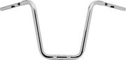 LA Choppers Twin Round Handlebar for 2023-2026 Harley-Davidson Chrome Silver Steel