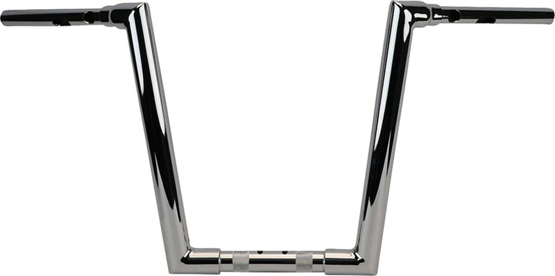 LA Choppers 1-1/2" Grande Twin Peaks Touring Handlebar for 2023-2026 Harley-Davidson Chrome Silver Steel