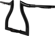 LA Choppers Pre-Wired Hammerhead Handlebar for 2015-2022 Harley-Davidson Black Steel Each