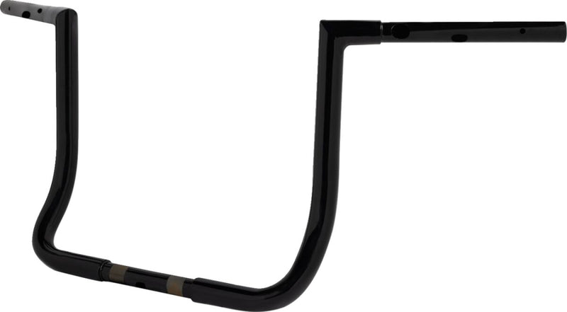 LA Choppers Pre-Wired Twin Peaks Handlebar for 2023-2024 Harley-Davidson Black Steel Kit