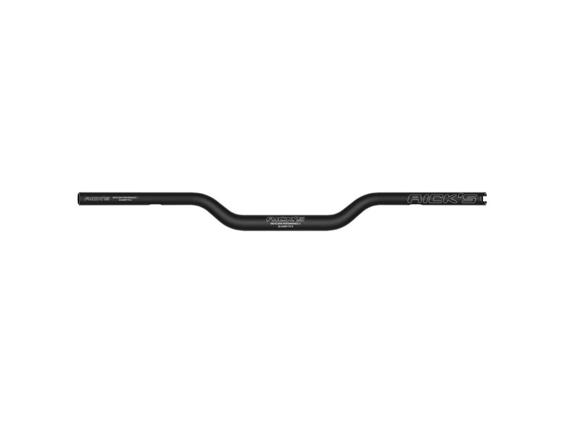 Rick's Motorcycles HNDLBR CLUBSTYLE PERFORMANCE for 2007-2024 Harley-Davidson Handlebar Black Standard 7010-T6 Aluminium #S8-6MBP770-0
