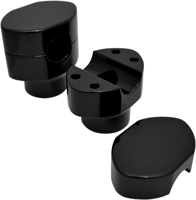 Springer Handlebar Riser Kit Softail Black| Powder-Coated #LA-7410-00B