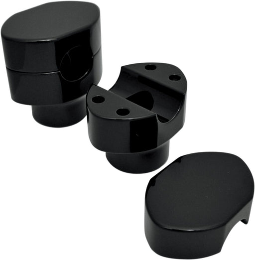 Springer Handlebar Riser Kit Softail Black| Powder-Coated