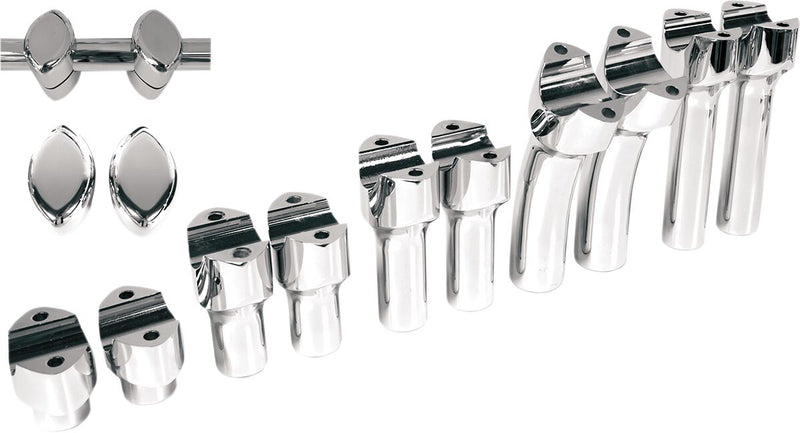 Drag Specialties Chrome 6 in. Big Buffalo Riser
