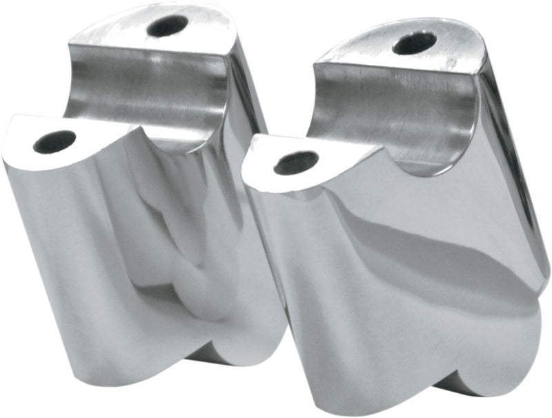 LA Choppers 2 Inch Riser Extensions In Polished For 2008-2012 Dyna Street Bob