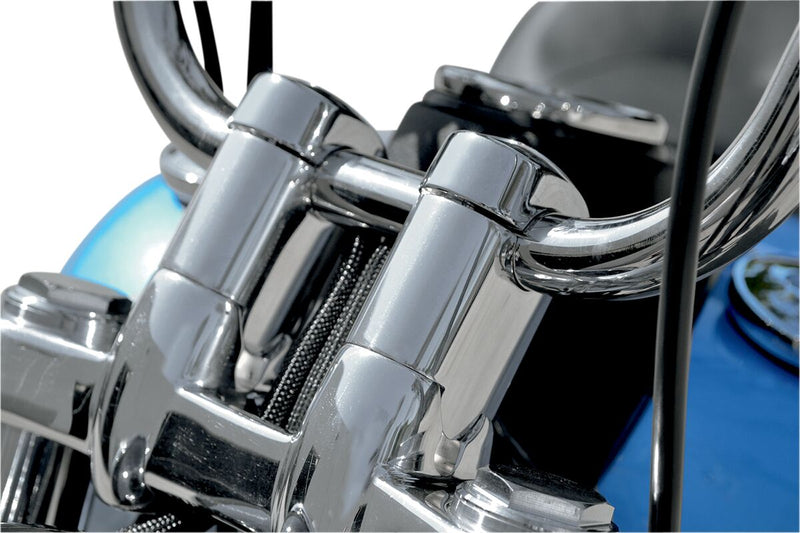 LA Choppers 2 Inch Riser Extensions In Polished For 2008-2012 Dyna Street Bob