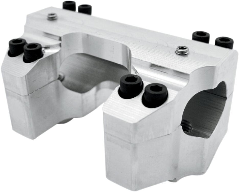 LA Choppers Riser Clamp Kit For 2008-2015 FLHT, 2008-2013 FLTR Models With (1 1/4 Inch) Diameter Handlebars