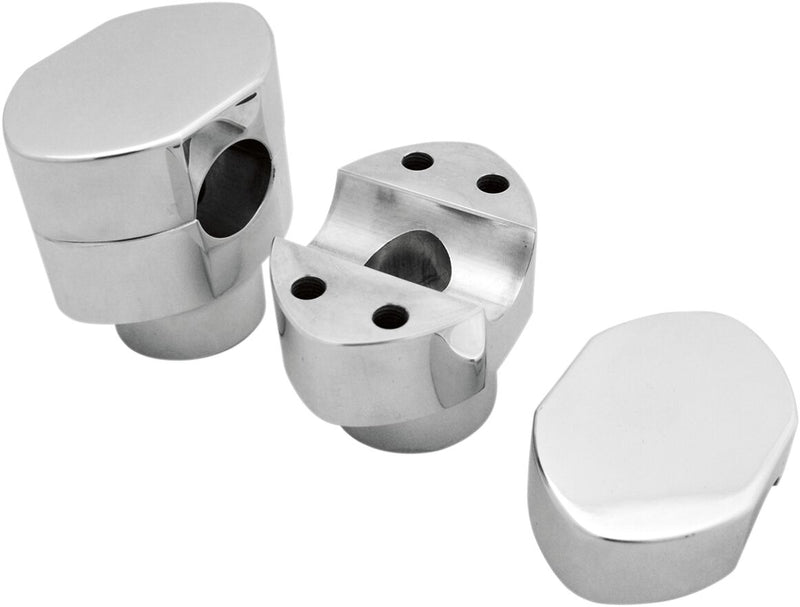 Springer Handlebar Riser Kit Softail Silver #LA-7410-02