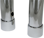 LA Choppers (1 Inch) Riser Extension For (1-1/2) Handlebars In Natural For Universal Fitment Chrome #LA-7413-51