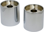 LA Choppers (1-1/2 Inch) Riser For (1-1/2 Inch) Handlebars In Natural For Universal Fitment Chrome #LA-7413-52