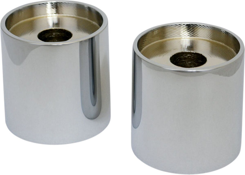 LA Choppers (1-1/2 Inch) Riser For (1-1/2 Inch) Handlebars In Natural For Universal Fitment Chrome #LA-7413-52