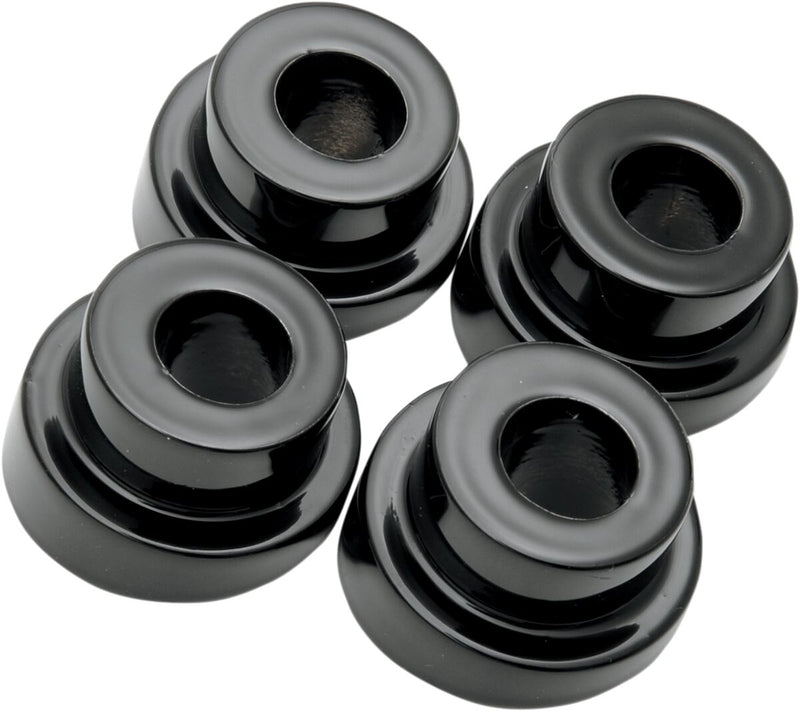 LA Choppers Ten Degree Triple Tree Riser Angle Adaptors in Black For Most 1984-2017 FXD/FXST/FLST And 1986-2003 XL Models (Except 2000-2007 FXSTD, 2008-2012 FXDB)
