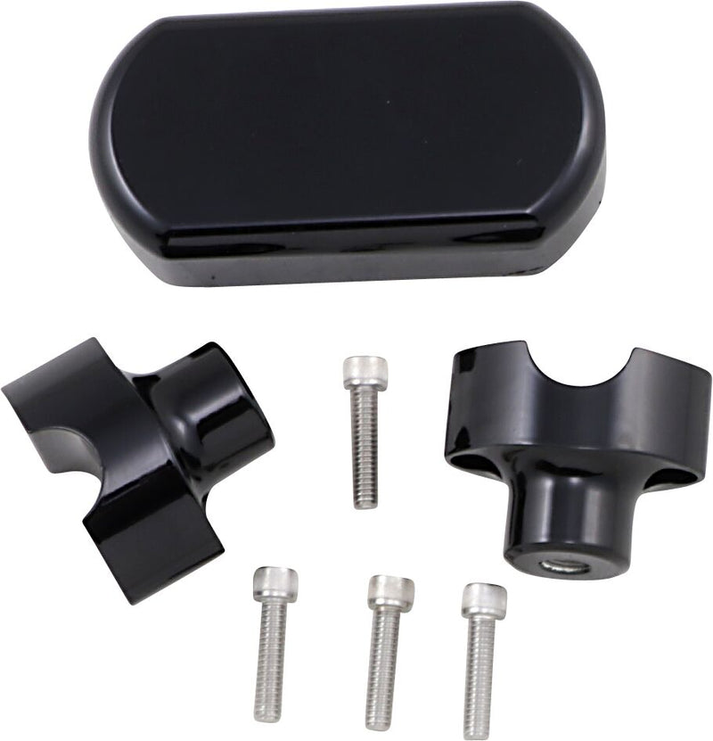 Solid Handlebar Riser & Top Clamp Kit Dyna,
Softail,
Sportster
