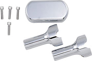 Solid Handlebar Riser & Top Clamp Kit Dyna,
Softail,
Sportster