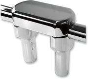 Solid Handlebar Riser & Top Clamp Kit Dyna,
Softail,
Sportster
