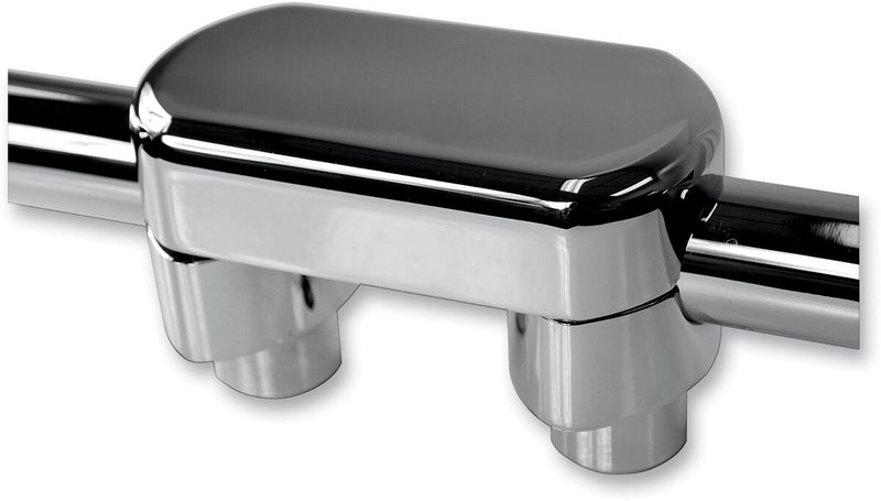 Hefty Handlebar Riser & Top Clamp Kit Dyna,
Softail,
Sportster