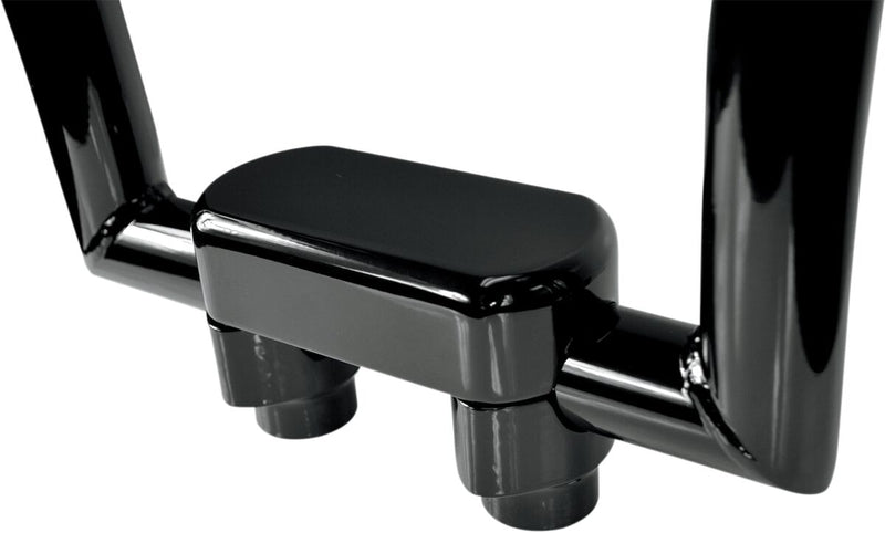 Hefty Handlebar Riser & Top Clamp Kit Dyna,
Softail,
Sportster