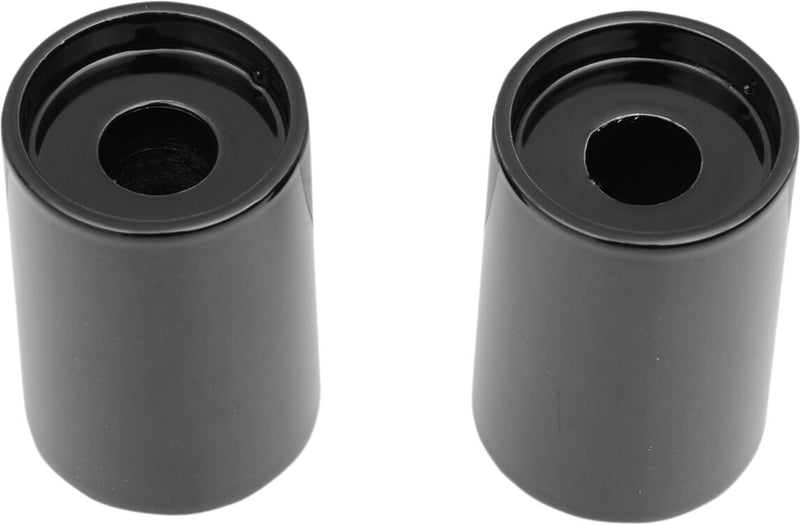 La Choppers 2 Inch Tall Riser Extensions in Black For 1.25 Inch Handlebars Black| Gloss