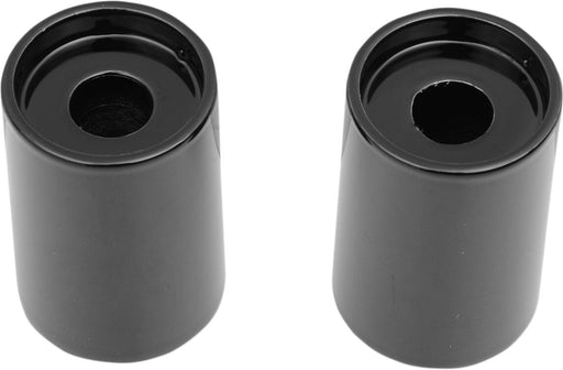 La Choppers 2 Inch Tall Riser Extensions in Black For 1.25 Inch Handlebars Black| Gloss